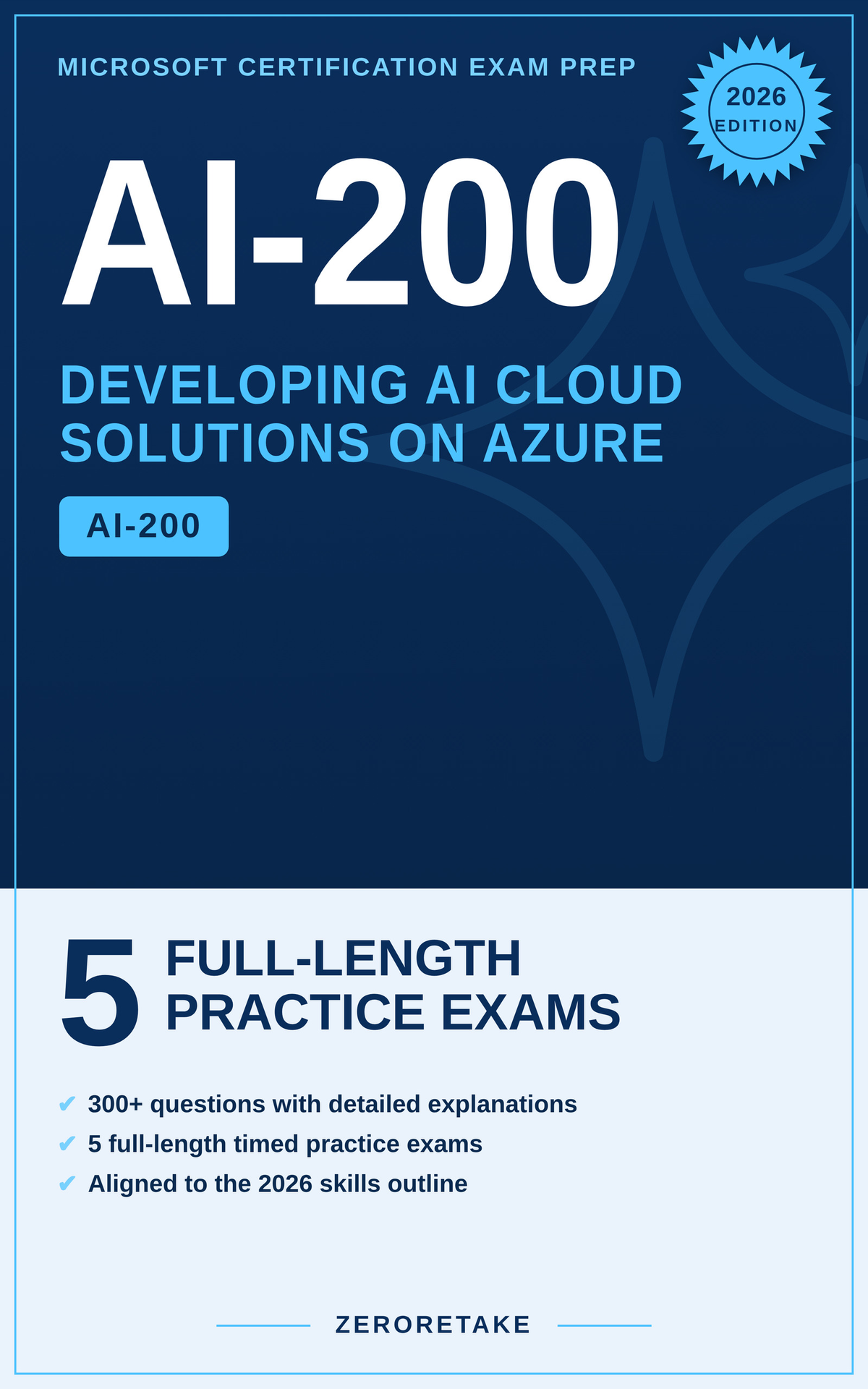 AI-200 Exam Prep book cover