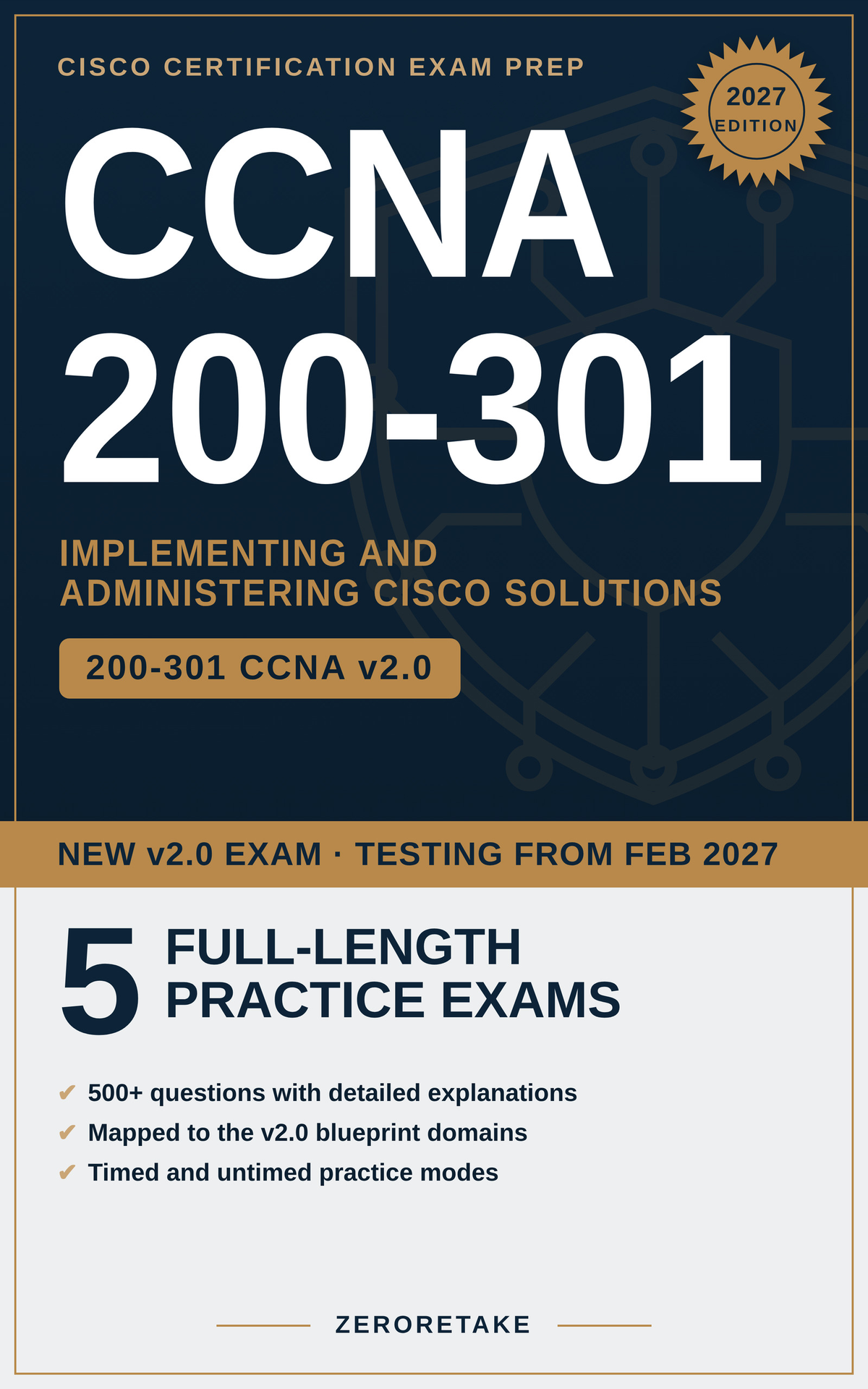 CCNA 200-301 Exam Prep book cover