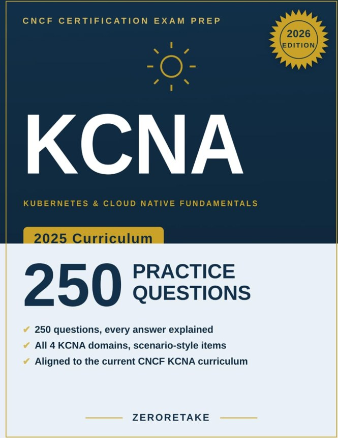 Kubernetes and Cloud Native Associate (KCNA) book cover